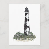Cape Lookout Lighthouse Postkarte (Vorderseite)
