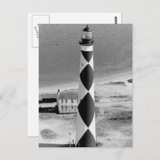Cape Lookout Lighthouse Postkarte (Vorne/Hinten)