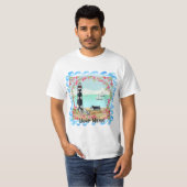 Cape Lookout Lighthouse T - Shirt (Vorne ganz)