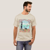 Cape Lookout Lighthouse T - Shirt (Vorne ganz)
