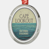 Cape Lookout National Seashore Birds Ornament Aus Metall (Links)