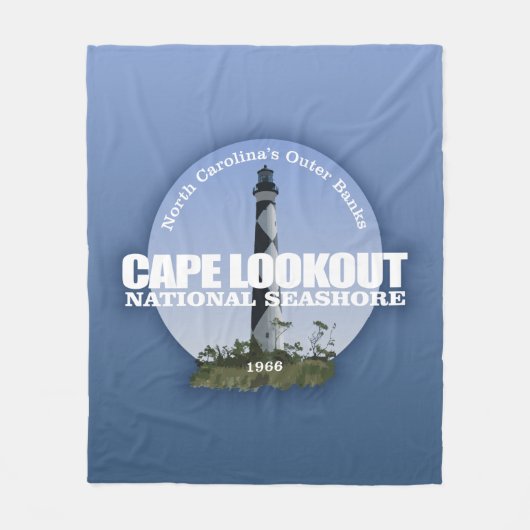 Cape Lookout National Seashore Fleecedecke (Vorderseite)