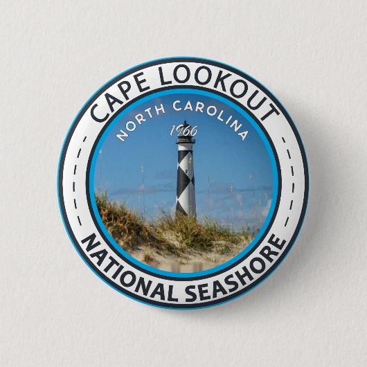 Cape Lookout National Seashore North Carolina Button (Vorderseite)