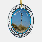 Cape Lookout National Seashore North Carolina Keramik Ornament (Rechts)