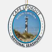 Cape Lookout National Seashore North Carolina Keramik Ornament (Links)
