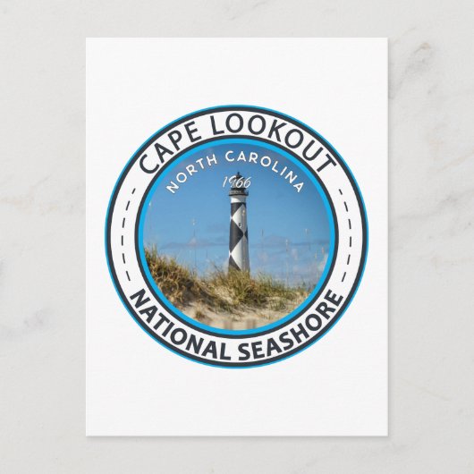 Cape Lookout National Seashore North Carolina Postkarte (Vorderseite)