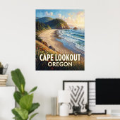Cape Lookout State Park — Oregon Poster (Heimbüro)