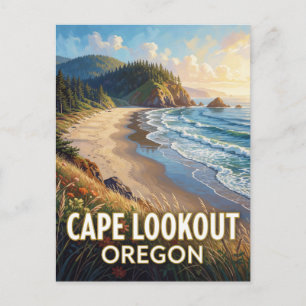 Cape Lookout State Park — Oregon Postkarte