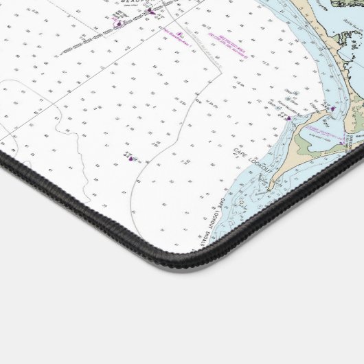Cape Lookout to New River Nautical Chart 11543 Schreibtischunterlage (Ecke)