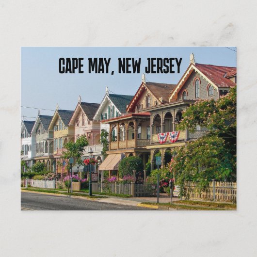 CAPE MAI, NEW JERSEY HOUSES POSTCARDS POSTKARTE (Vorderseite)
