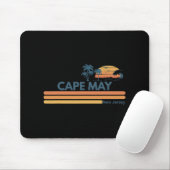 Cape May Beach New Jersey Summer Palm Tree Men Wom Mousepad (Mit Mouse)
