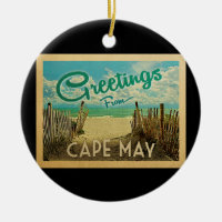 Cape May Beach Vintage Travel