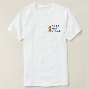 Cape May Bühne ART Logos T - Shirt in Weiß