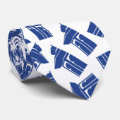 Cape May Bühne Wiederholte Cupola Muster Neck Tie Krawatte (Gerollt)