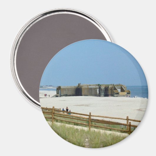 Cape May Bunker Magnet (Vorderseite/Rückseite)