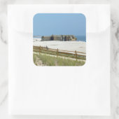 Cape May Bunker Quadratischer Aufkleber (Tasche)