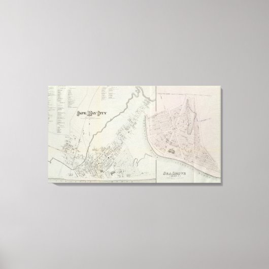 Cape May City and Sea Grove, New Jersey Leinwanddruck (Vorderseite)