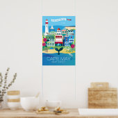Cape May Druck Poster (Küche)