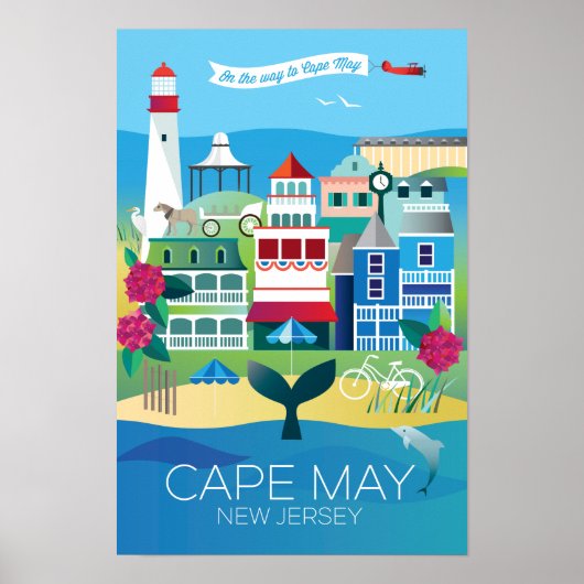 Cape May Druck Poster (Vorne)