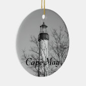 Cape May helles b/w Keramikornament (Rechts)