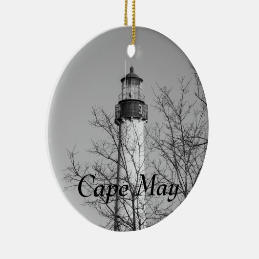 Cape May helles b/w Keramikornament (Rechts)