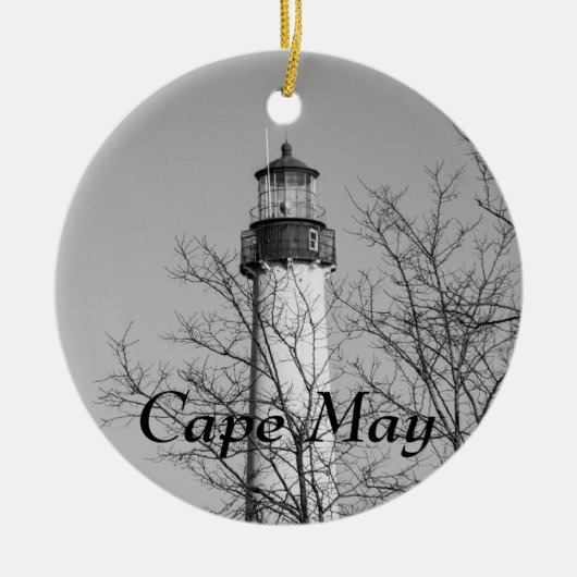 Cape May helles b/w Keramikornament (Vorne)