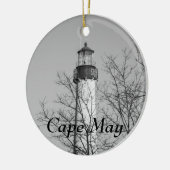 Cape May helles b/w Keramikornament (Links)