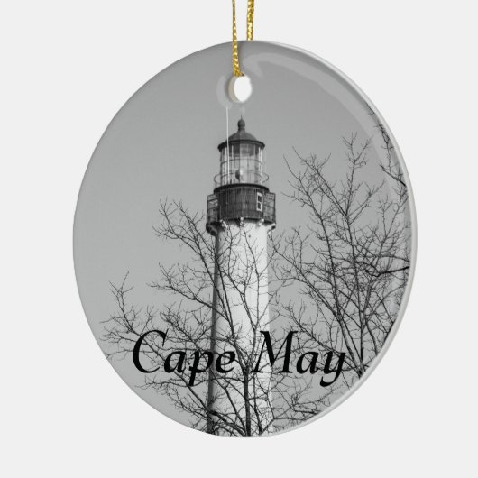Cape May helles b/w Keramikornament (Links)