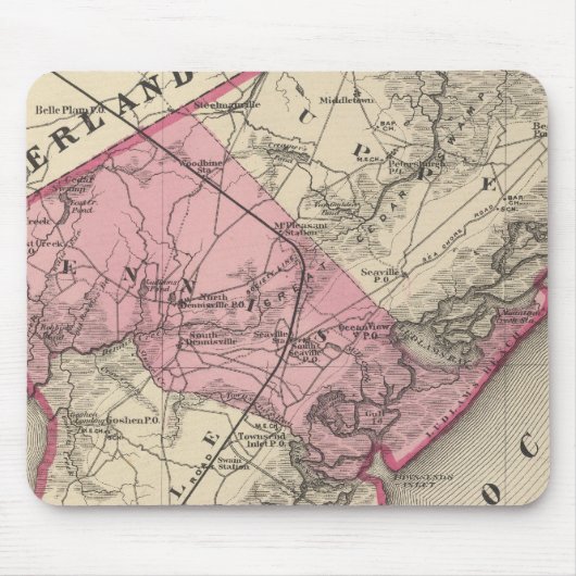 Cape May Landkreis, NJ Mousepad (Vorne)