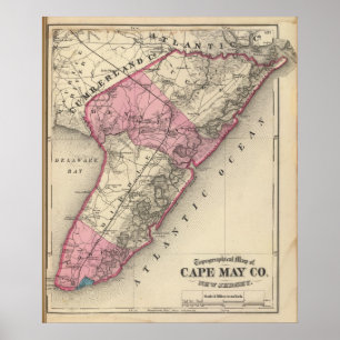 Cape May Landkreis, NJ Poster
