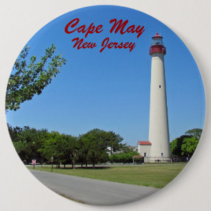 Cape May Leuchtturm Button