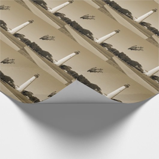 Cape May Leuchtturm Geschenkpapier (Ecke)