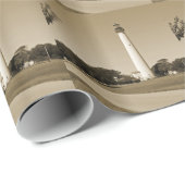 Cape May Leuchtturm Geschenkpapier (Rolleneckpunkt)