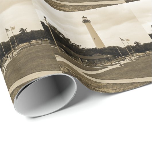 Cape May Leuchtturm Geschenkpapier (Rolleneckpunkt)