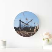 Cape May Leuchtturm Große Wanduhr (Zuhause)