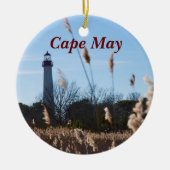 Cape May Leuchtturm Keramik Ornament (Vorne)