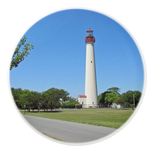Cape May Leuchtturm Keramikknauf (Vorderseite)