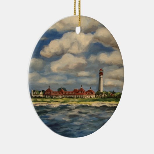 Cape May Leuchtturm Keramikornament (Rechts)