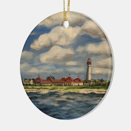 Cape May Leuchtturm Keramikornament (Links)