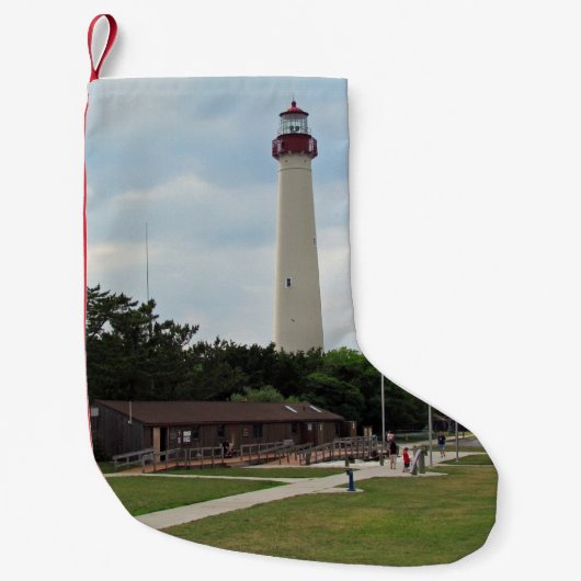 Cape May Leuchtturm Kleiner Weihnachtsstrumpf (Vorderseite)