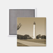 Cape May Leuchtturm Magnet (Vorderseite/Rückseite)
