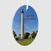 Cape May Leuchtturm, New-Jersey Verzierung Ornament (Vorderseite)