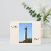 Cape May Leuchtturm Postkarte (Stehend Vorderseite)