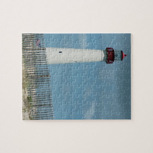 Cape May Leuchtturm-Puzzlespiel Puzzle (Horizontal)