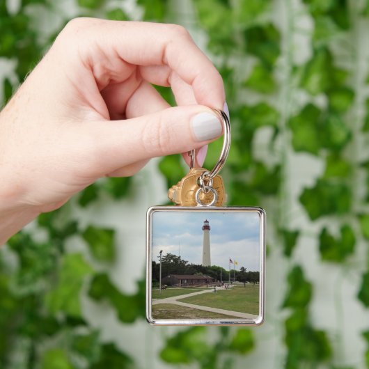 Cape May Leuchtturm Schlüsselanhänger (Hand)