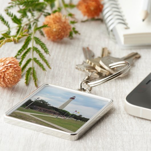 Cape May Leuchtturm Schlüsselanhänger (Seite)