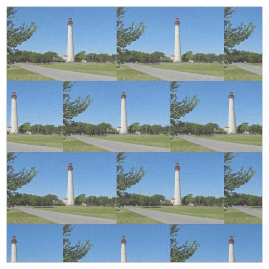 Cape May Leuchtturm Stoff (Muster)