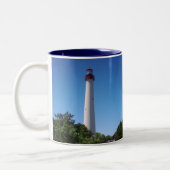 Cape May Leuchtturm-Tasse Zweifarbige Tasse (Links)