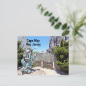 Cape May Liebe Locks Postkarte (Stehend Vorderseite)