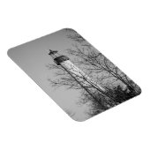 Cape May Light b/w Magnet (Rechte Seite)